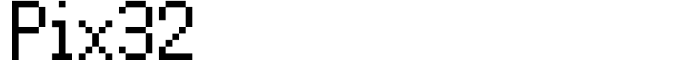 Vorschau der Schriftart - Pix32