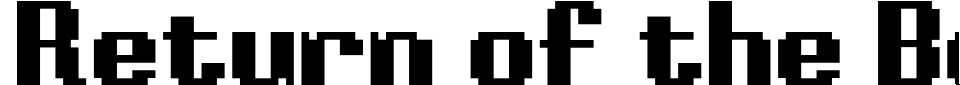 Vorschau der Schriftart - Return of the Boss