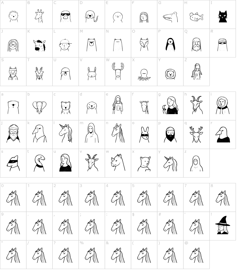 Characters: Munchpixed Font