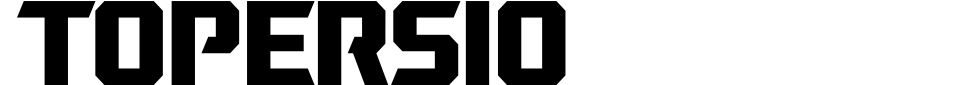 Vorschau der Schriftart - Topersio