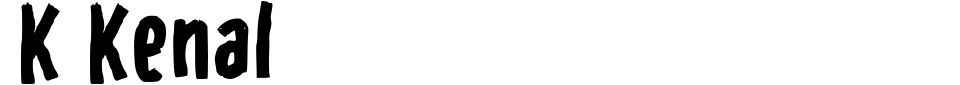 Vorschau der Schriftart - K Kenal