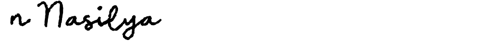 Vorschau der Schriftart - n Nasilya