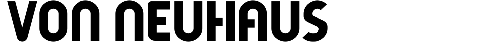 字体预览:STF_VON NEUHAUS