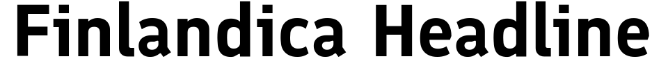 Vorschau der Schriftart - Finlandica Headline