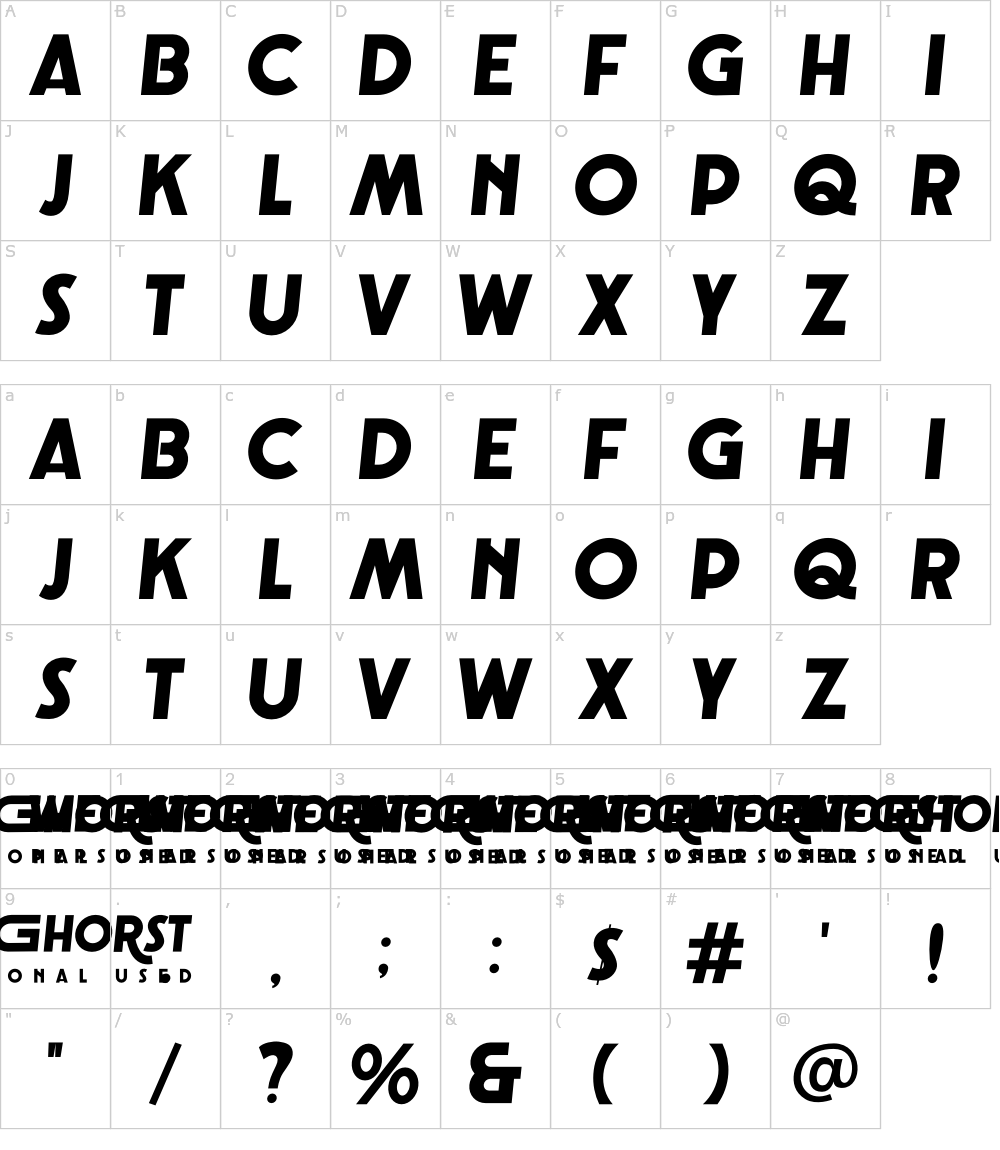 字体字符: Weghorst