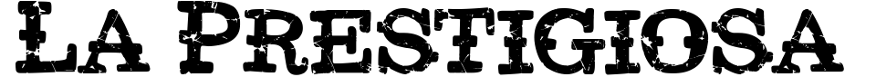 Anteprima - Font La Prestigiosa