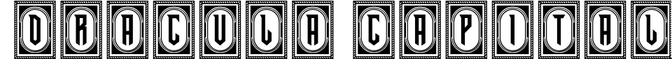 Anteprima - Font Dracula Capitals