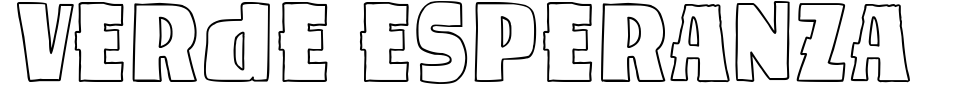 Anteprima - Font Verde Esperanza