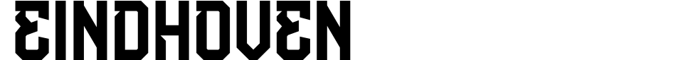 Anteprima - Font Eindhoven