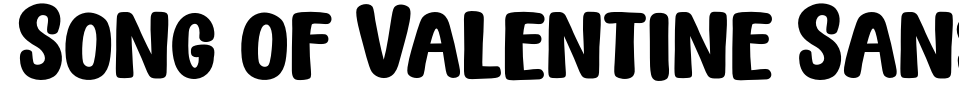 Anteprima - Font Song of Valentine Sans