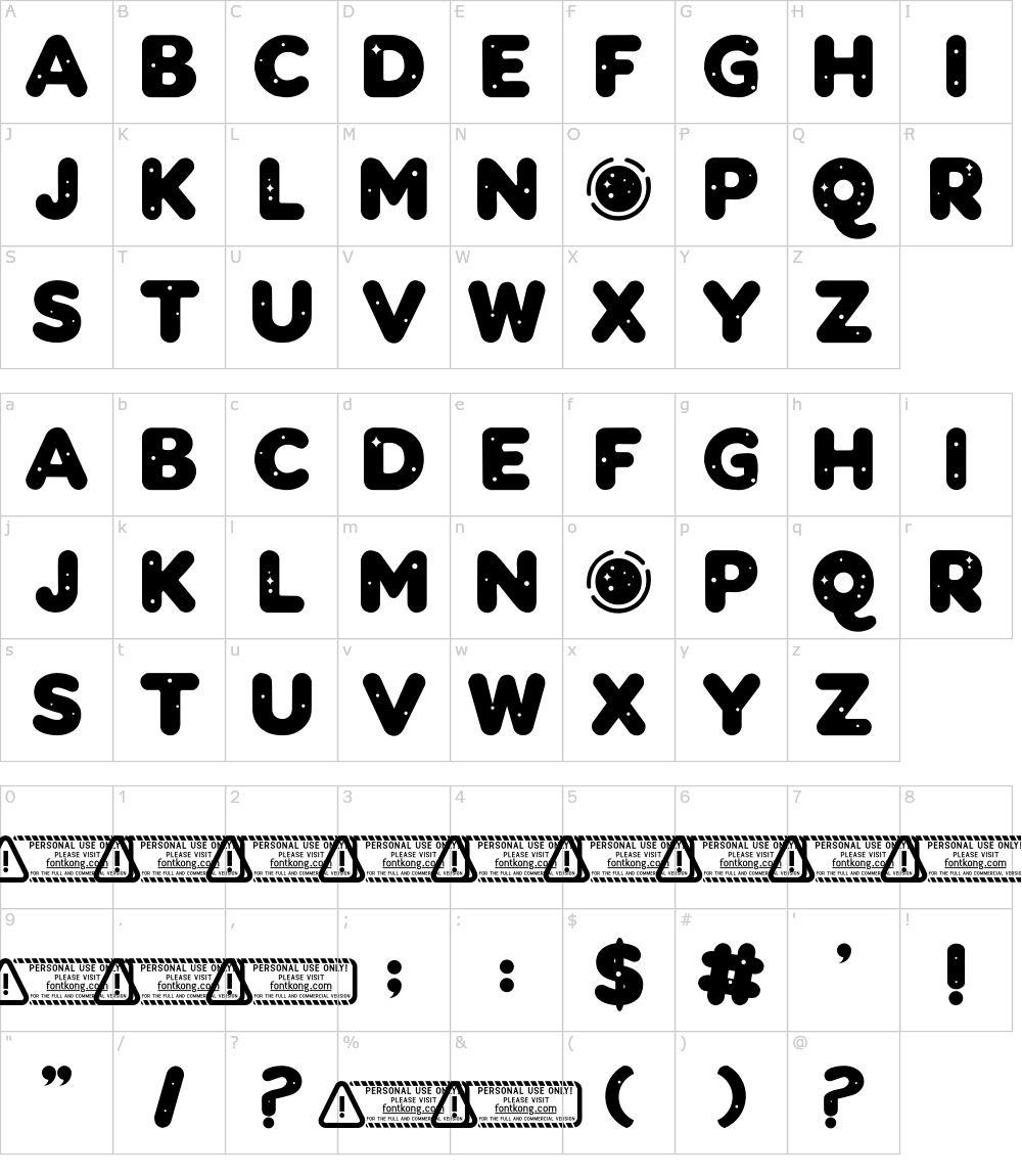 フォントの文字: Cosmo Corner