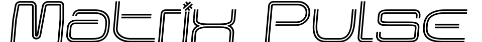 Anteprima - Font Matrix Pulse