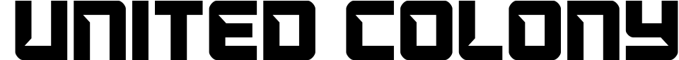 字体预览:United Colony