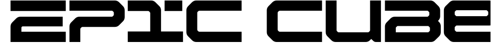Vorschau der Schriftart - TBJ Epic Cube
