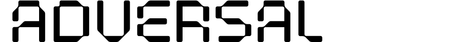Adversal Font Preview