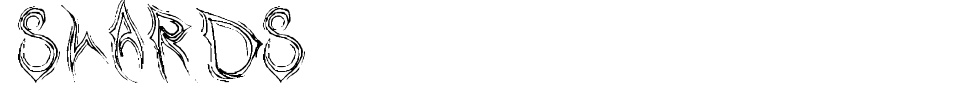 Aperçu de la police d écriture - Shards