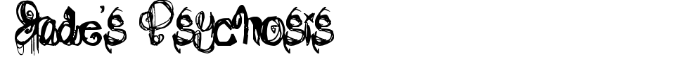字体预览:Jade