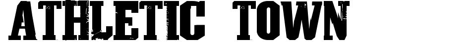 字体预览:Athletic Town