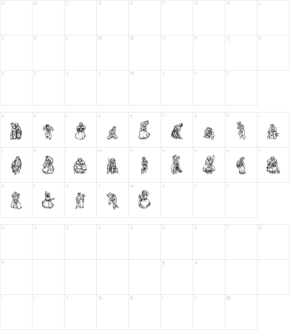 フォントの文字: Macumbats