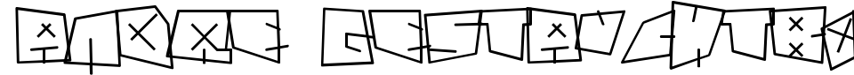 Andre Gestauchtbold Font Preview