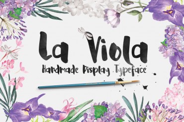 La Viola – Free Handmade Display Font