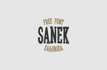 Sanek – Free Handmade Slab Serif Font