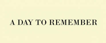 A Day to Remember Logo Font