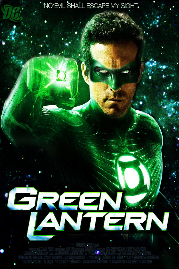 Green Lantern Font And Green Lantern Poster