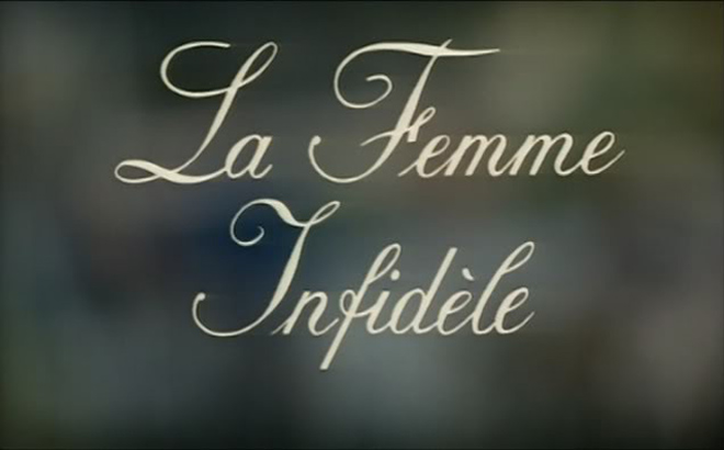 La Femme Infidèle title card 