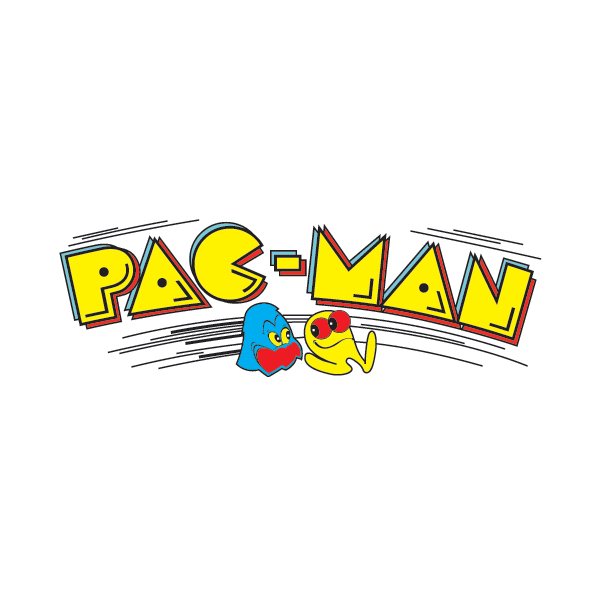 blue pac man logo