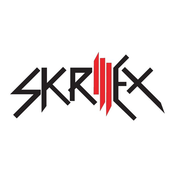 skrillex logo blue and green