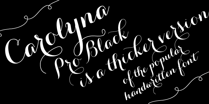carolyna-pro-black-font