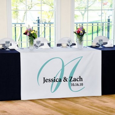 Elegance Table Runner Featuring Minion Font