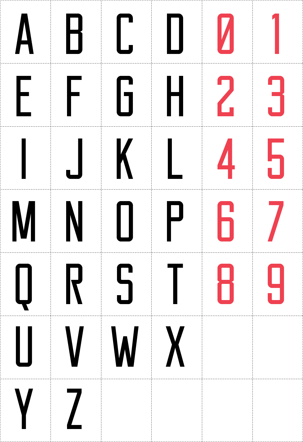 Reckoner – Free Industrial Sans Serif Font Poster B