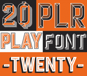 Player – Layered Font by Uppertype