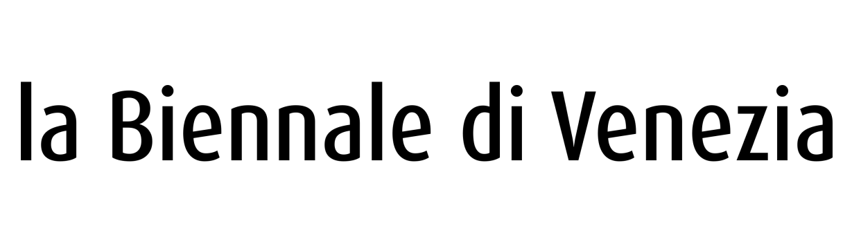 Venice Biennale Font