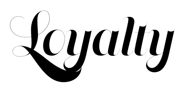 Loyalty Is Royalty Font