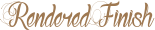 Rendered Finish